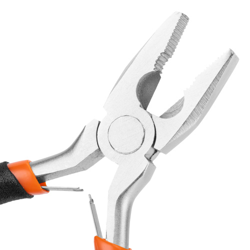 Плоскогубцы Mini, 130 мм, никелированные, авторазжим Sparta по ценам производителя в Челябинске с доставкой по всей России