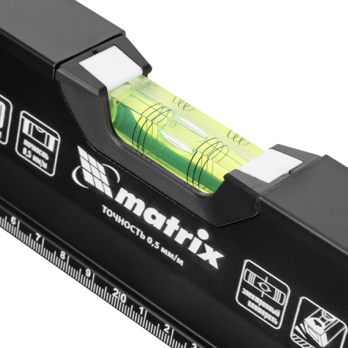 Уровень алюминиевый, усиленный, фрезерованный, 3 глазка, 400 мм Matrix по ценам производителя в Челябинске с доставкой по всей России