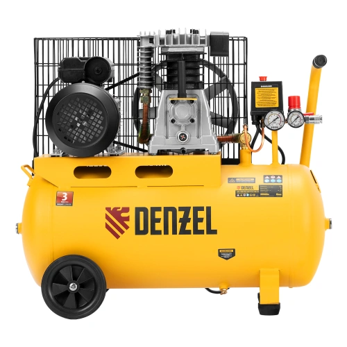 Компрессор воздушный BCI2300/50, ременный привод, 2.3 кВт, 50 литров, 400 л/мин Denzel по ценам производителя в Челябинске с доставкой по всей России