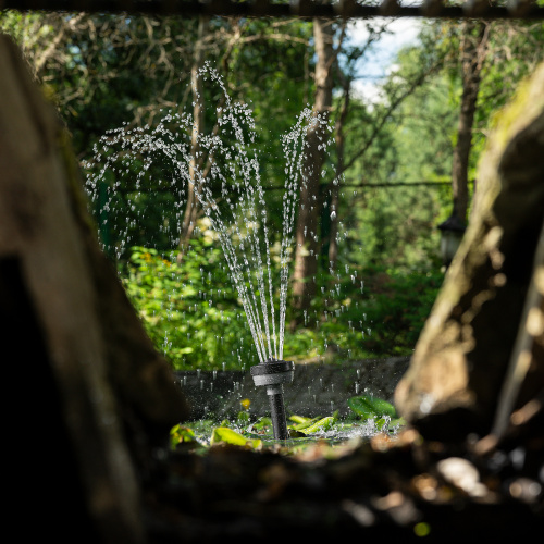 Насос фонтанный FNP110-34, 112 Вт, подъем 3,4 м, 3400 л/ч, колокольчик/каскад/гейзер Denzel по ценам производителя в Челябинске с доставкой по всей России