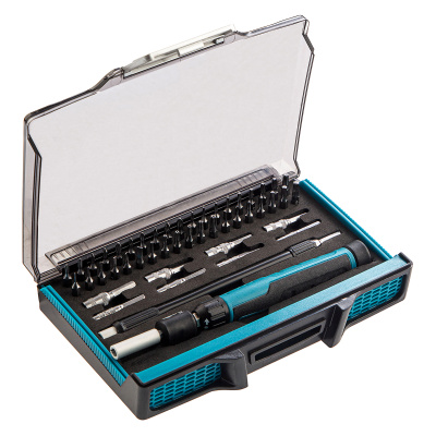 Отвертка с набором бит и торцевых головок для точных работ, гибкий привод, 48 шт, CrMo Gross по ценам производителя в Челябинске с доставкой по всей России