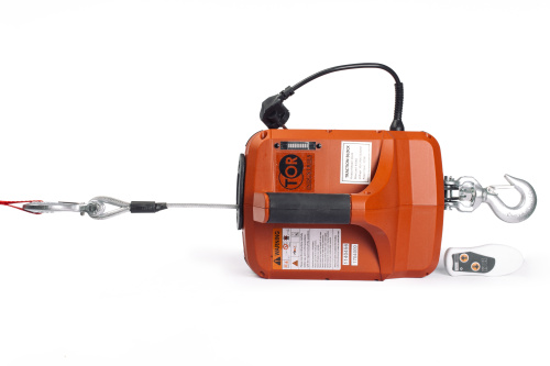 Лебедка электрическая переносная TOR SQ-02 450 кг 4,6 м 220 В с пультом по ценам производителя в Челябинске с доставкой по всей России