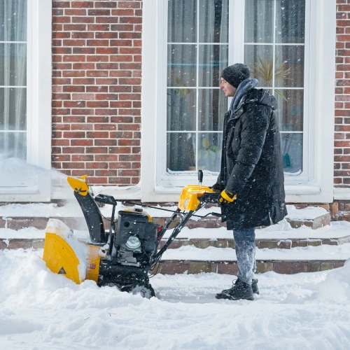 Бензиновая снегоуборочная машина SBL 711DT PRO, 420cc, гусеницы, эл.старт, блок. дифф. Denzel по ценам производителя в Челябинске с доставкой по всей России