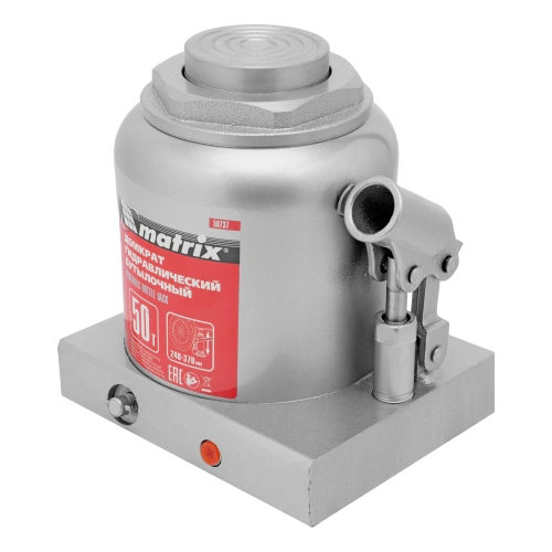 Домкрат гидравлический бутылочный, 50 т, высота подъема 240-370 мм Matrix по ценам производителя в Челябинске с доставкой по всей России
