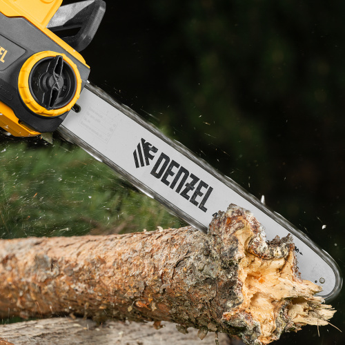 Пила цепная электрическая EDS-2000P, 2 кВт,поперечная, шина 40 см, шаг 3/8, паз 1.3 мм, 57 звеньев Denzel по ценам производителя в Челябинске с доставкой по всей России