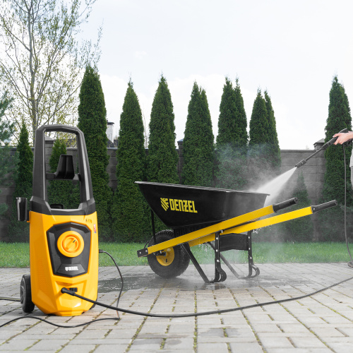 Моечная машина высокого давления R-170, 2000 Вт, 170 бар, 360 л/ч, колесная Denzel по ценам производителя в Челябинске с доставкой по всей России