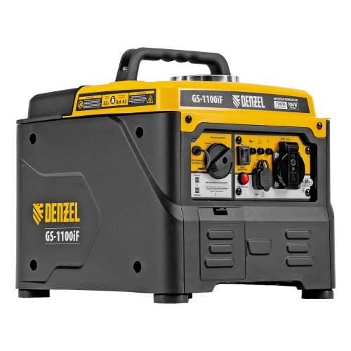 Генератор инверторный GS-1100iF, 1,1 кВт, 230 В, ручной старт DENZEL по ценам производителя в Челябинске с доставкой по всей России