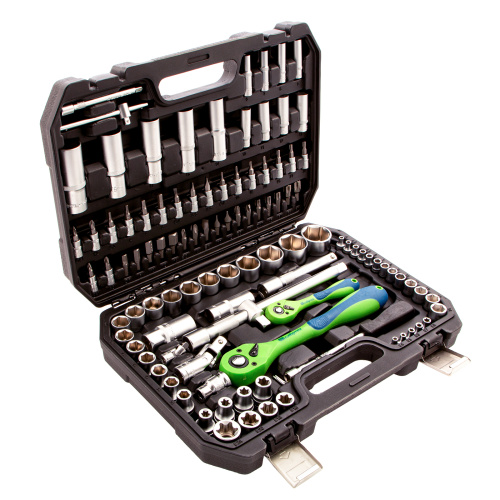 Набор инструментов 108 предметов, CrV, 1/2", 1/4" Сибртех по ценам производителя в Челябинске с доставкой по всей России