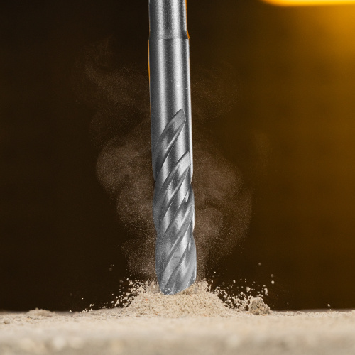 Бур по бетону, цельная крестовая пластина, 12x165 мм, SDS PLUS Denzel по ценам производителя в Челябинске с доставкой по всей России