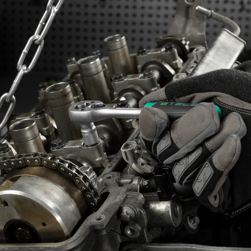 Набор инструментов, 1/2", 1/4", CrV, пластиковый кейс 69 предметов Stels по ценам производителя в Челябинске с доставкой по всей России