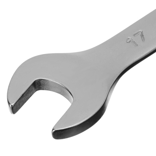 Ключ комбинированный, 17 мм, CrV, матовый хром Stels по ценам производителя в Челябинске с доставкой по всей России