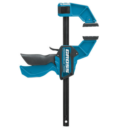 Струбцина реечная, быстрозажимная, пистолетного типа, пошаговый механизм, пластиковый корпус, 150 мм Gross по ценам производителя в Челябинске с доставкой по всей России