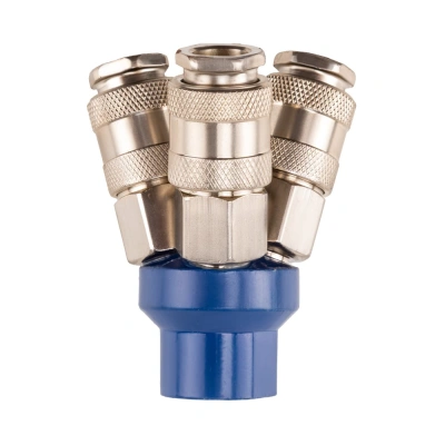 Разветвитель пневматический AERO G 1/4 внутр., 3 rapid мама