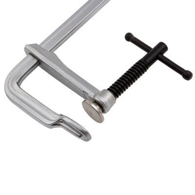 Струбцина F-образная, 100x400мм, кованая Denzel по ценам производителя в Челябинске с доставкой по всей России