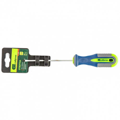 Отвертка, SL3 х 100 мм, CrV, трехкомпонентная рукоятка Сибртех по ценам производителя в Челябинске с доставкой по всей России