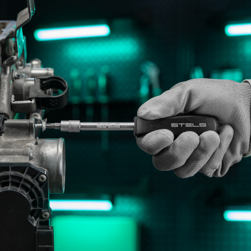 Набор инструментов, 1/2", 1/4", CrV, пластиковый кейс 94 предмета Stels по ценам производителя в Челябинске с доставкой по всей России