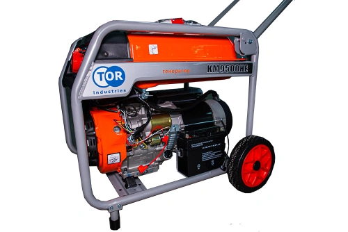 Генератор бензиновый 7,0 кВт 220В/380В с электростартером TOR KM9500HE по ценам производителя в Челябинске с доставкой по всей России