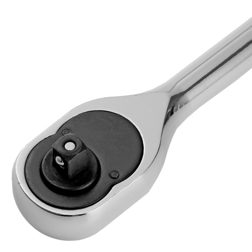 Ключ-трещотка 1/4", 45 зубьев, цельнометаллический, с быстрым сбросом, CrV, хром Сибртех по ценам производителя в Челябинске с доставкой по всей России