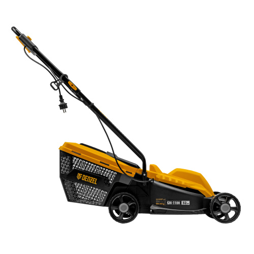 Газонокосилка электрическая GM-1100, 1100 Вт, шир. 32 см, 3 уров., травосб. 30 л Denzel по ценам производителя в Челябинске с доставкой по всей России