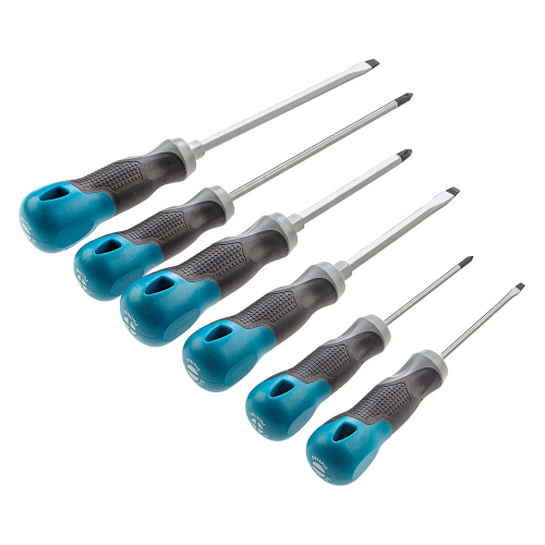 Набор отверток 6 шт, S2, трехкомпонентная рукоятка Gross по ценам производителя в Челябинске с доставкой по всей России