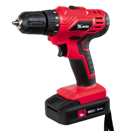 Дрель-шуруповерт аккумуляторная MCDL-18-02, Li-Ion, 18 В, 2 акк. MTX по ценам производителя в Челябинске с доставкой по всей России