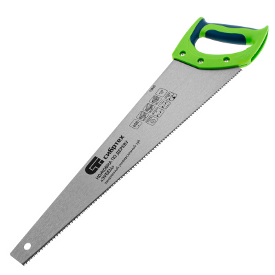 Ножовка по дереву "Зубец", 450 мм, 11 TPI, зуб 2D, каленый зуб, 2-х компонентная рукоятка Сибртех по ценам производителя в Челябинске с доставкой по всей России