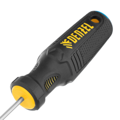 Отвертка SL3х75 мм, CrV, трехкомпонентная рукоятка Denzel по ценам производителя в Челябинске с доставкой по всей России