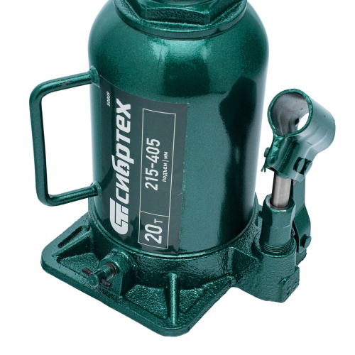 Домкрат гидравлический бутылочный, 20 т, 215-405 мм Сибртех по ценам производителя в Челябинске с доставкой по всей России