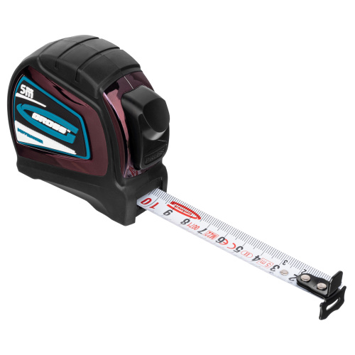 Рулетка "Doppelhaken",5 м x 19 мм,двухсторонний зацеп,Нейлон,двусторонняя шкала,автоматическая фиксация Gross по ценам производителя в Челябинске с доставкой по всей России