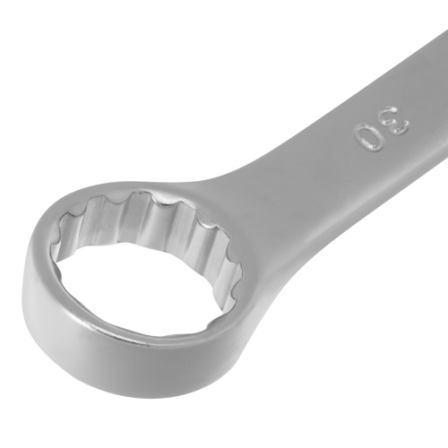 Ключ комбинированный, 30 мм, CrV, матовый хром Stels по ценам производителя в Челябинске с доставкой по всей России