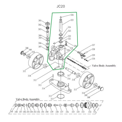 Ось крепления ручки для гидравлических тележек JC20 по ценам производителя в Челябинске с доставкой по всей России