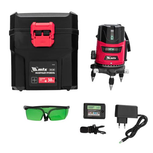 Лазерный уровень CRL-30G, 30 м, зеленый луч, акк. Li 2400 mah, резьба 5/8" MTX по ценам производителя в Челябинске с доставкой по всей России