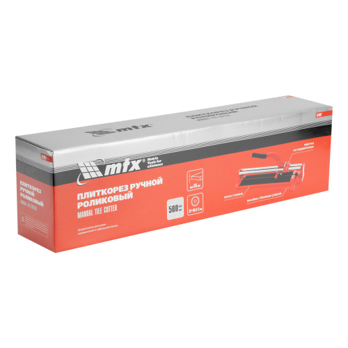 Плиткорез 500 х 16 мм, литая станина,каретка на подшипниках, усиленная рукоятка MTX по ценам производителя в Челябинске с доставкой по всей России