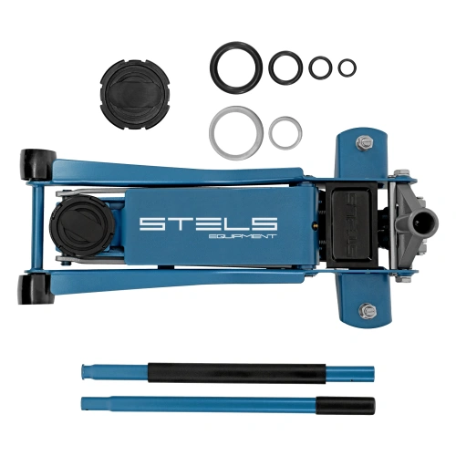 Домкрат гидравлический подкатной, быстрый подъем, 3т Low Profile Quick, 75-515 мм, профессиональный Stels по ценам производителя в Челябинске с доставкой по всей России