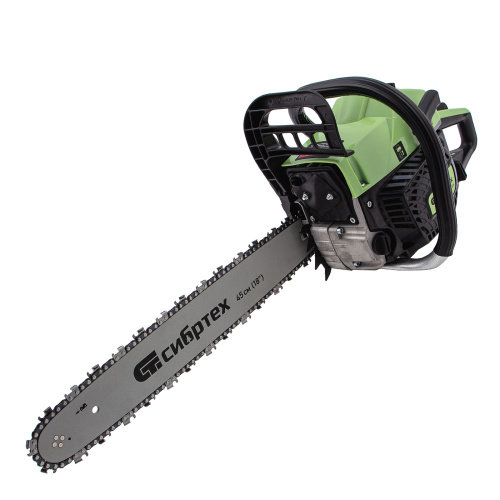 Пила цепная бензиновая БП-5245, 52 см3, шина 45 см, шаг 0.325, паз 1,5 мм, 72 звена Сибртех по ценам производителя в Челябинске с доставкой по всей России