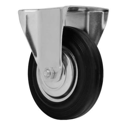 Колесо неповоротное D 160 мм, крепление  платформенное Сибртех по ценам производителя в Челябинске с доставкой по всей России