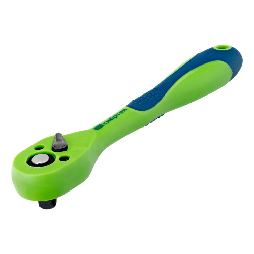 Ключ-трещотка 3/8", CrV, 72 зуба, с быстрым сбросом Сибртех по ценам производителя в Челябинске с доставкой по всей России