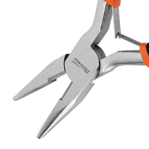 Длинногубцы прямые Mini, 130 мм, никелированные, авторазжим Sparta по ценам производителя в Челябинске с доставкой по всей России