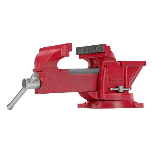 Тиски слесарные, 125 мм, поворотные, с наковальней Matrix по ценам производителя в Челябинске с доставкой по всей России