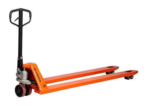 Гидравлическая тележка (рокла) ACR, 2,5 т, Вилы: 2000 Х 550, СибТаль, полиуретановые колеса по ценам производителя в Челябинске с доставкой по всей России