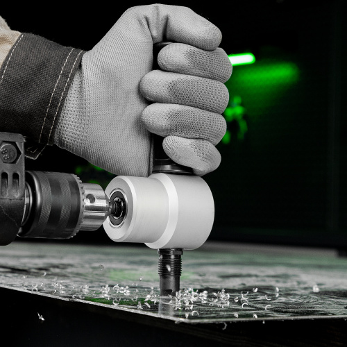 Насадка на дрель для резки листового металла до 1.8 мм Сибртех по ценам производителя в Челябинске с доставкой по всей России