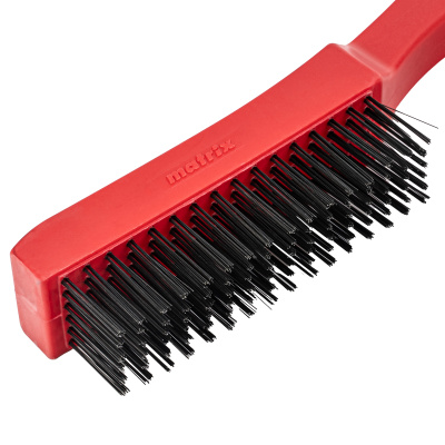 Щетка зачистная шестирядная, закаленная прямая проволока с пластиковой ручкой Matrix по ценам производителя в Челябинске с доставкой по всей России