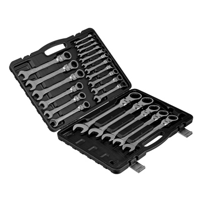 Набор ключей комбинированных, трещоточных шарнирных 22 шт. Matrix по ценам производителя в Челябинске с доставкой по всей России