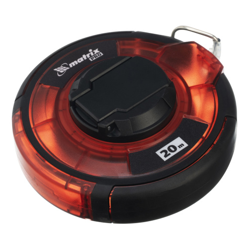 Рулетка геодезическая 20 м х 12,5 мм, закрытый корпус, стальная лента, односторонняя шкала, Pro Matrix по ценам производителя в Челябинске с доставкой по всей России