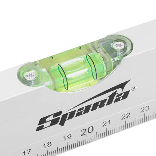 Уровень алюминиевый, 400 мм, 3 глазка, линейка Sparta по ценам производителя в Челябинске с доставкой по всей России