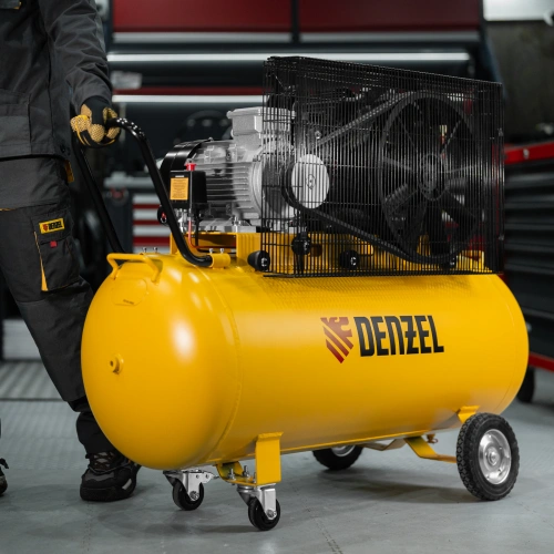 Компрессор воздушный рем. привод BCV 5500-T/200, 5,5 кВт, 200 литров, 850 л/мин Denzel по ценам производителя в Челябинске с доставкой по всей России