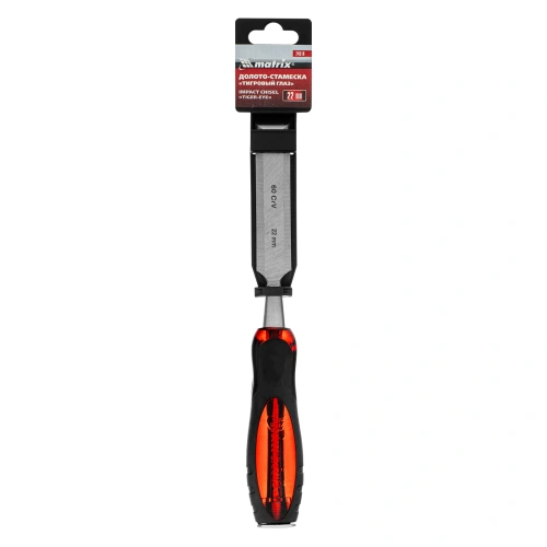 Долото-стамеска "Тигровый глаз", 22 мм, двухкомпонентная обрезиненная рукоятка Matrix по ценам производителя в Челябинске с доставкой по всей России