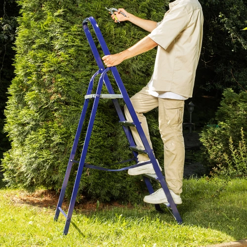 Стремянка, 5 ступеней, стальная, Сибртех по ценам производителя в Челябинске с доставкой по всей России