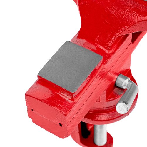 Тиски слесарные, 80 мм, настольные, поворотные, c наковальней MTX по ценам производителя в Челябинске с доставкой по всей России