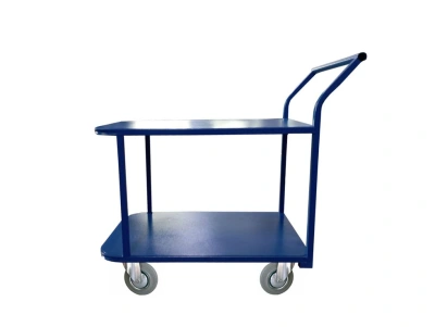 Тележка платформенная TOR ТП-1Я (500х800) 2х-ярусная (160мм) по ценам производителя в Челябинске с доставкой по всей России